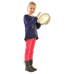 Tambourin peau naturelle 20 cm