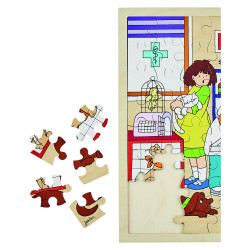 Puzzle santé le vétérinaire