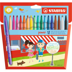 Feutres Stabilo Power pte...