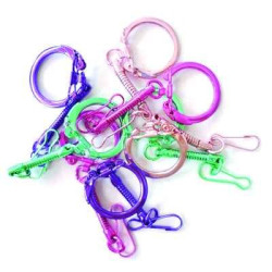 10 porte-clefs mousquetons...
