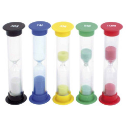 Sabliers 10 cm - lot de 5...