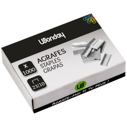 Agrafes 23/10 bte 1000