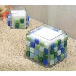 Mosaique pate de verre...