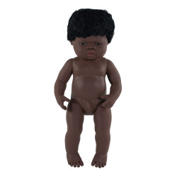 Poupée 38 cm avec cheveux...