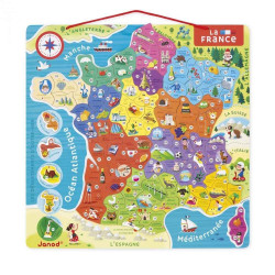 Carte de france magnetique